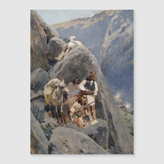 Native American Icons: Apache Warriors, US Cavalry (Front)