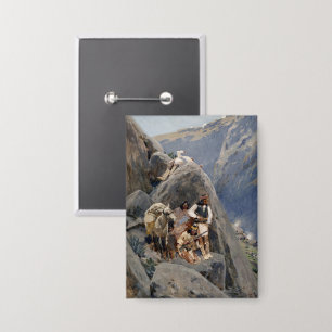 Native American Icons: Apache Warriors, US Cavalry Button