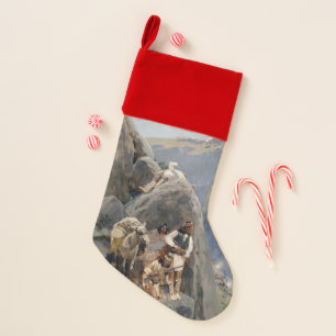 Native American Icons: Apache Warriors, US Cavalry Christmas Stocking