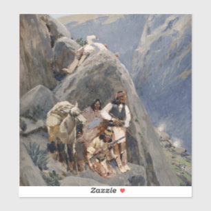 Native American Icons: Apache Warriors, US Cavalry Sticker