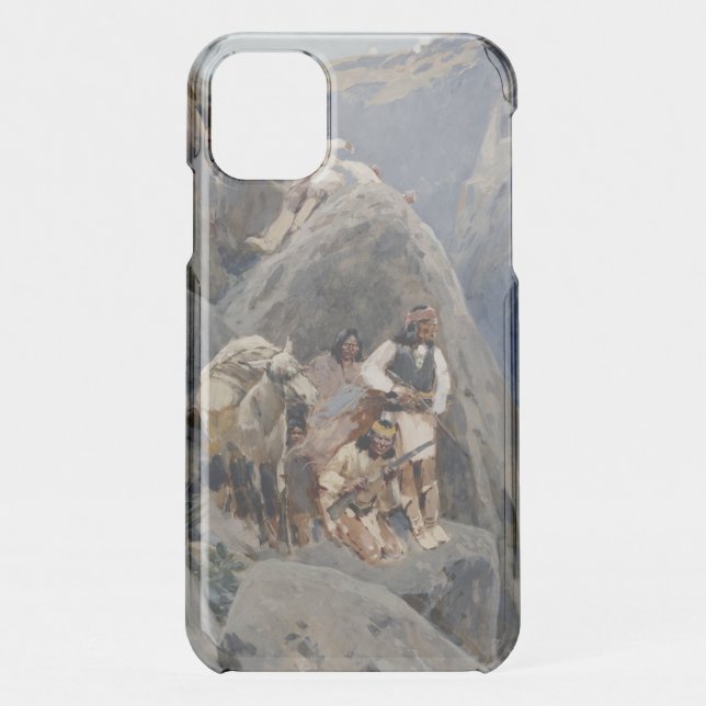 Native American Icons: Apache Warriors, US Cavalry Uncommon iPhone Case (Back)