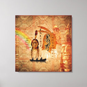 Native American Impressions Canvas Print