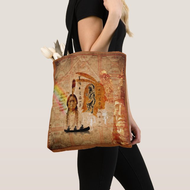 Native American Impressions Tote Bag (Close Up)