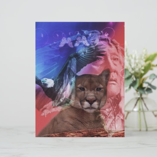 Native American Indian Chief (Standing Front)