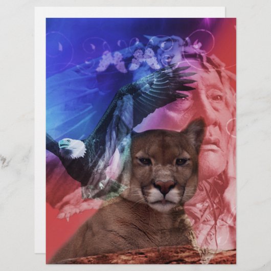 Native American Indian Chief (Front/Back)