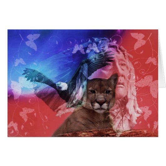 Native American Indian Chief Cards (Front Horizontal)