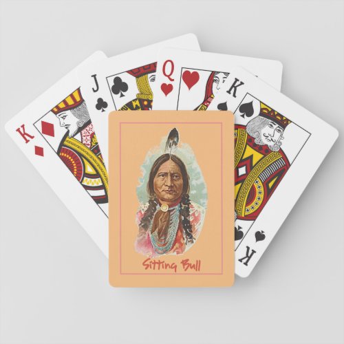 Native American Indian Chief Playing Cards