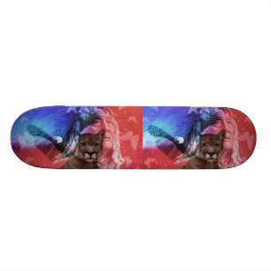 Native American Indian Chief Skateboard