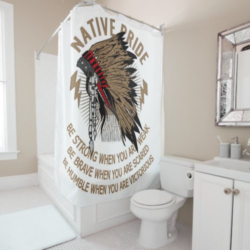 Native American Indian Chiefs 06 Shower Curtain