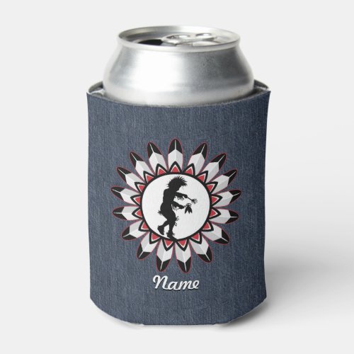 Native American Indian Dance Can Cooler