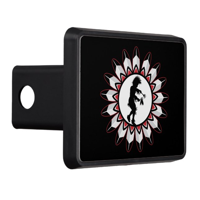 Native American Indian Dance Tow Hitch Cover (Right)