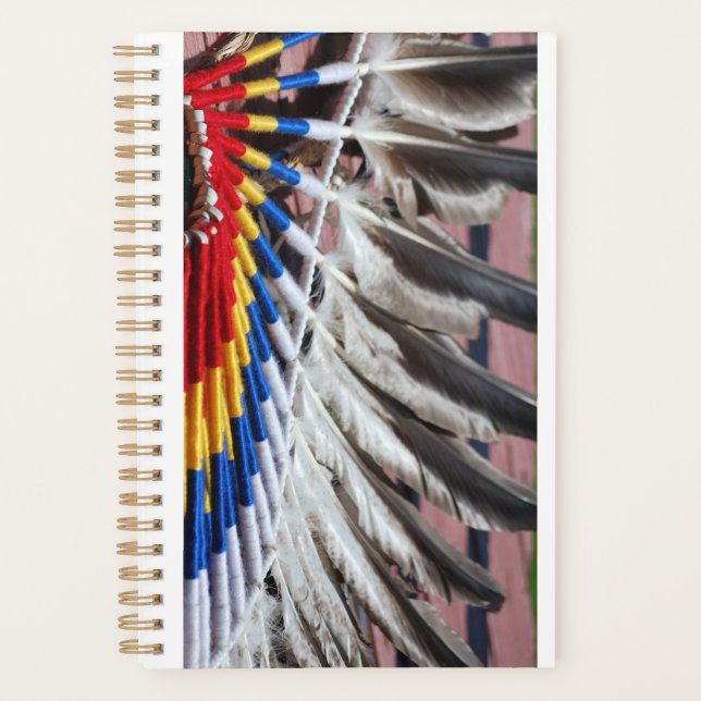 Native American Indian decorated Planner (Front)