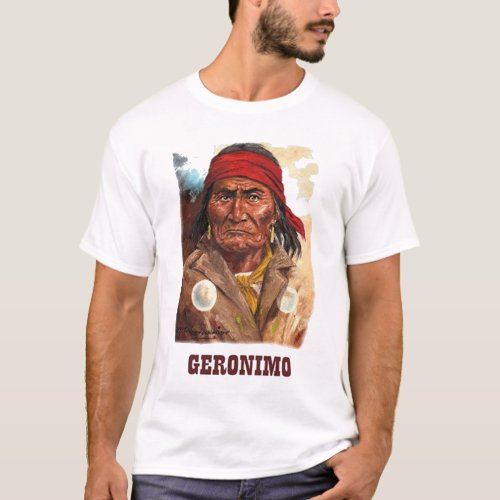 Native American Indian Geronimo T_Shirt