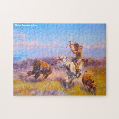 Native American Indian Jigsaw Puzzle