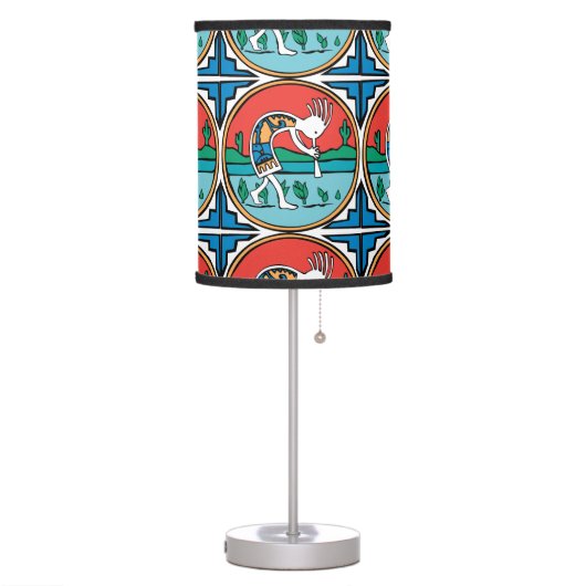 Native American Indian Kokopelli Table Lamp (Left)