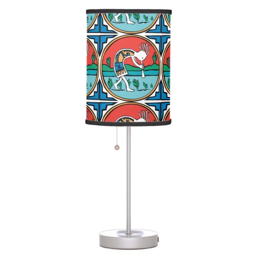 Native American Indian Kokopelli Table Lamp (Right)