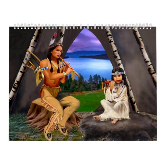 Native American Indian Monthly Calendar Zazzle