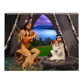 Native American Indian Monthly Calendar