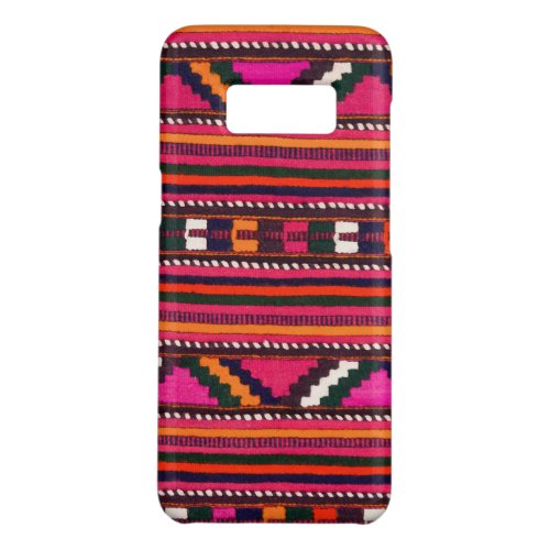 Native American Indian pink texture design Case_Mate Samsung Galaxy S8 Case