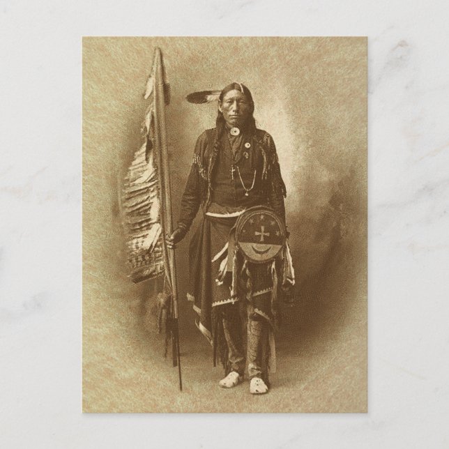Native American Indian Postcard (Front)