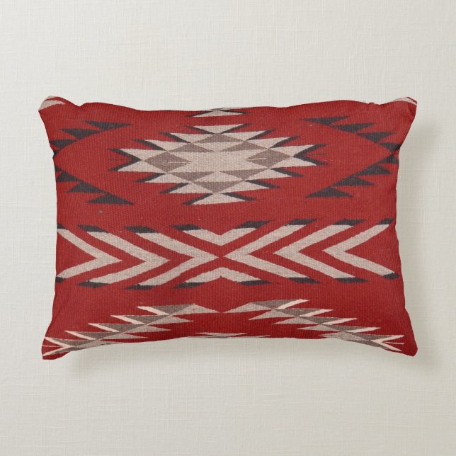 Native American Indian Southwest  Accent Pillow (Front)