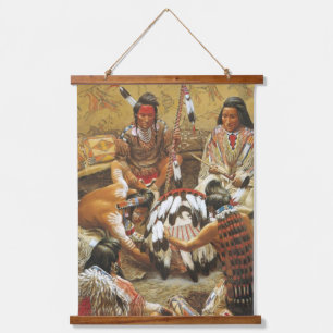 Native American Indian Southwest Art Wall Hanging Tapestry
