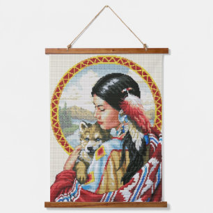 Native American Indian Southwest Art Wall Hanging Tapestry