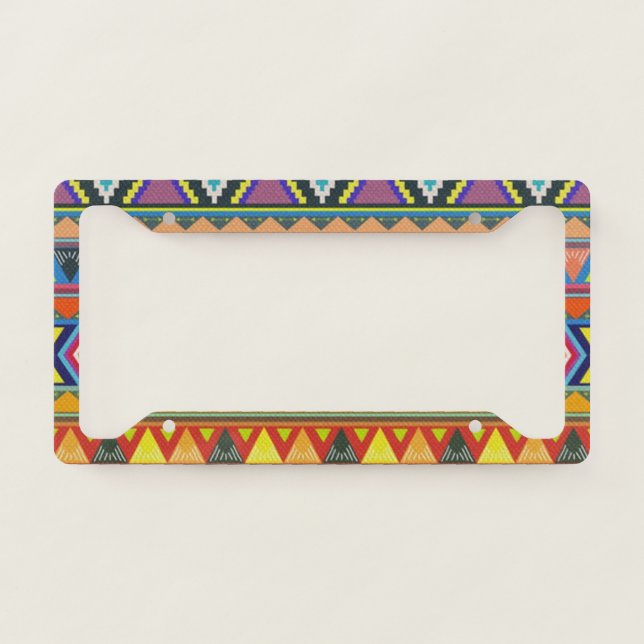 Native American Indian Southwest  License Plate Frame (Front)