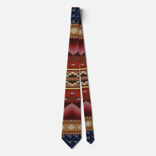 Native American Indian Southwest Pattern Neck Tie
