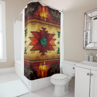 Native American Indian Southwest Pattern Shower Curtain