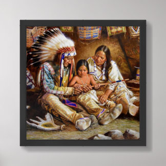 Native American Indian Southwest Wall  Framed Art