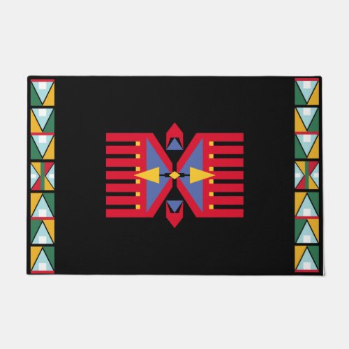 native american indian traditional textile motif s doormat
