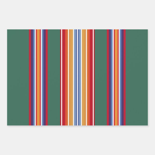 native American indian traditional textile motifs  Wrapping Paper Sheets (Front)