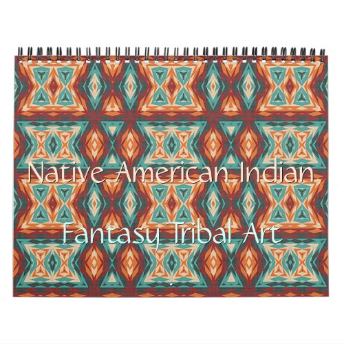 Native American Indian Tribal Pattern Art Calendar