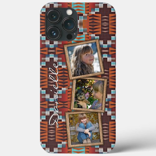 Native American Indian Tribal Pattern Custom iPhone 13 Pro Max Case