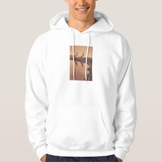Native American Indian Vintage Portrait Hoodie