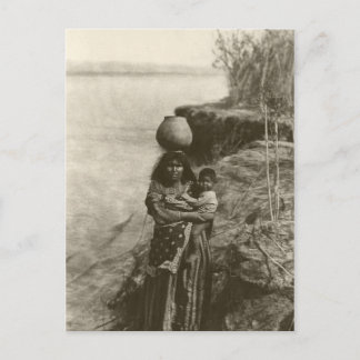 Native American Indian Vintage Portrait Postcard