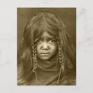 Native American Indian Vintage Portrait Postcard
