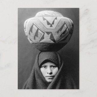 Native American Indian Vintage Portrait Postcard