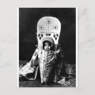 Native American Indian Vintage Portrait Postcard