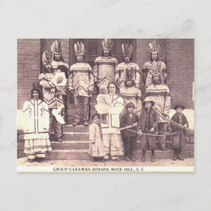 Native American Indian Vintage Portrait Postcard