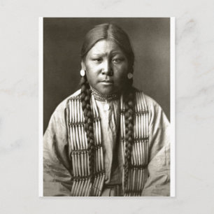 Native American Indian Vintage Portrait Postcard