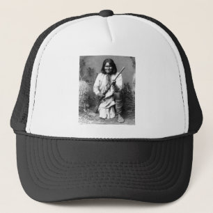 Native American Indian Vintage Portrait Trucker Hat