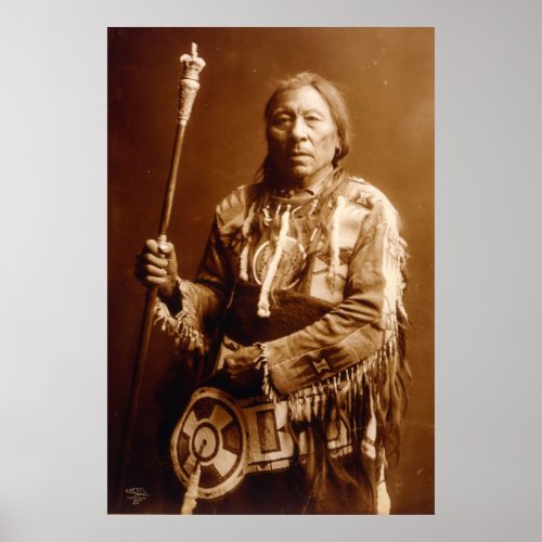 Native American Indian Vintage Poster