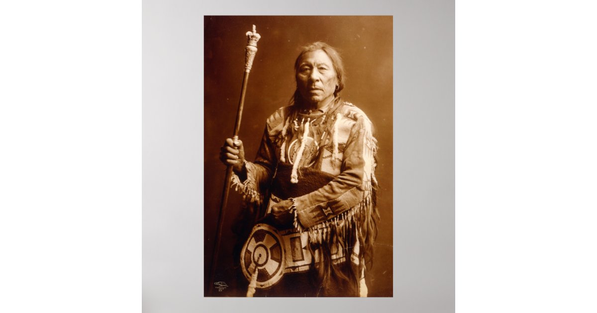 Native American Indian Vintage Poster Zazzle 