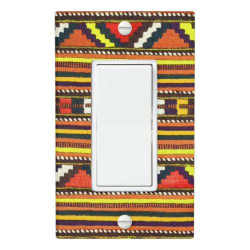 Native American Indian yellow design Light Switch Cover