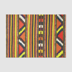 Native American Indian yellow design Tissue Paper