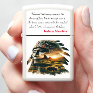 Native American Indian  Zippo Lighter
