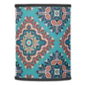 Native American Indians Navajo Mosaic Pattern Lamp Shade (Left)