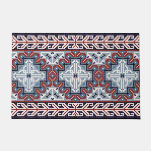 Native American Indians Navajo Pattern Doormat
